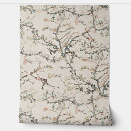 Vincent Van Gogh Almond Blossom on Vintage White Tapete