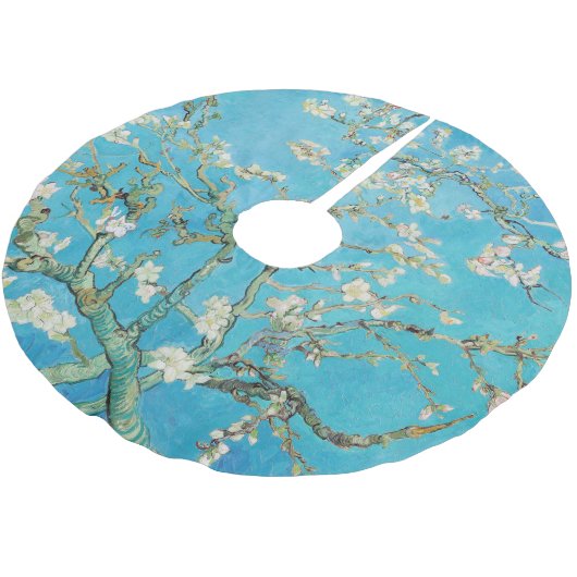 Vincent van Gogh - Almond Blossom Polyester Weihnachtsbaumdecke (Schrägansicht)