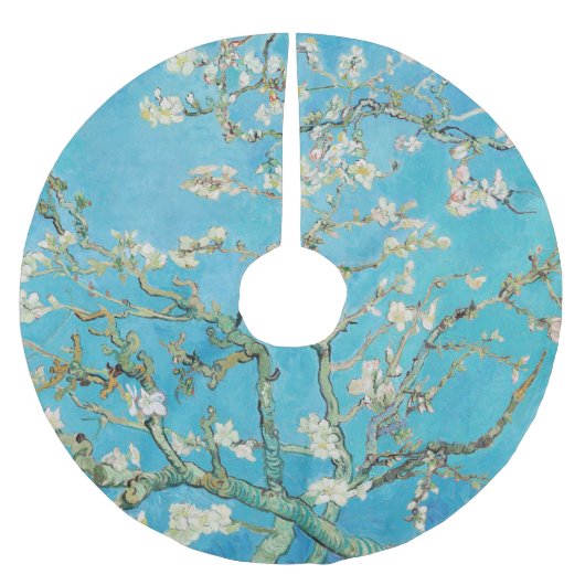 Vincent van Gogh - Almond Blossom Polyester Weihnachtsbaumdecke (Vorderseite)