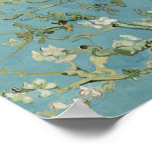 Vincent van Gogh - Almond Blossom Poster (Ecke)