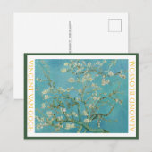 VINCENT VAN GOGH ... ALMOND BLOSSOM ... Postkarte (Vorne/Hinten)