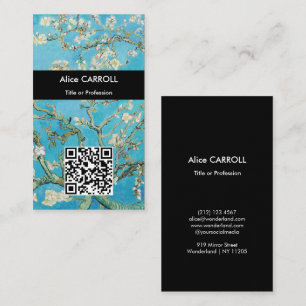 Vincent van Gogh - Almond Blossom - QR-Code Visitenkarte