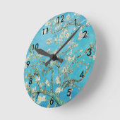 Vincent van Gogh - Almond Blossom Runde Wanduhr (Winkel)