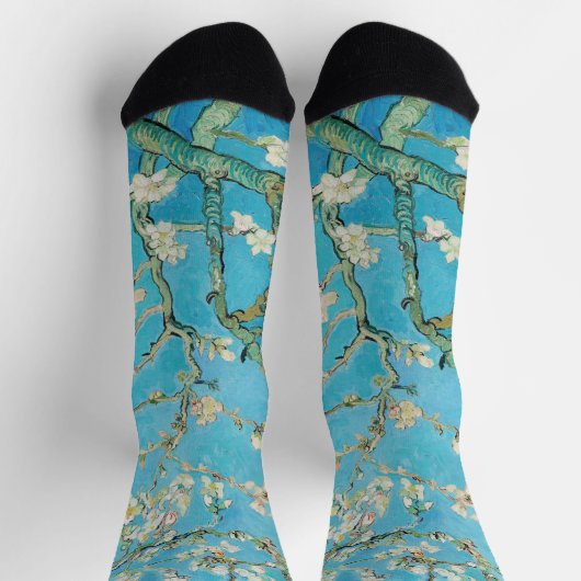 Vincent van Gogh - Almond Blossom Socken (Oben)