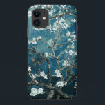 Vincent Van Gogh Almond Blossoms Dark Aquamarin Case-Mate iPhone Hülle<br><div class="desc">Künstler: Vincent Van Gogh Titel: Mandelblüten in Farbe verändert</div>