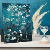 Vincent Van Gogh Almond Blossoms Dark Aquamarin Fotoplatte (Seite)