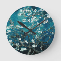 Vincent Van Gogh Almond Blossoms Dark Aquamarin