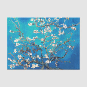 Vincent Van Gogh Almond Blossoms Helles Türkis Seidenpapier