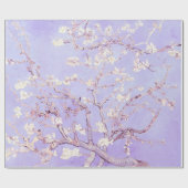 Vincent Van Gogh Almond Blossoms: Lavender Geschenkpapier (Flach)