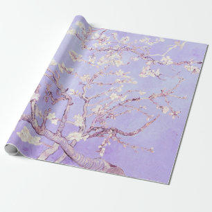 Vincent Van Gogh Almond Blossoms: Lavender Geschenkpapier