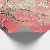 Vincent Van Gogh Almond Blossoms Pinky Peach Geschenkpapier (Ecke)