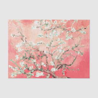 Vincent Van Gogh Almond Blossoms Pinky Peach Seidenpapier