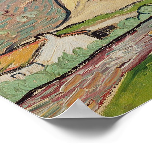 Vincent van Gogh | Alpilles, 1890 Poster (Ecke)