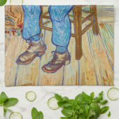 Vincent van Gogh - Am Tor der Ewigkeit Geschirrtuch (Gefaltet)