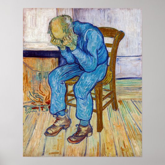 Vincent van Gogh - Am Tor der Ewigkeit Poster (Vorne)