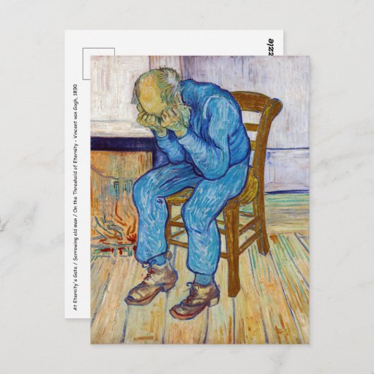 Vincent van Gogh - Am Tor der Ewigkeit Postkarte (Vorne/Hinten)