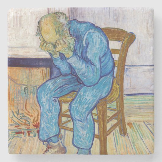 Vincent van Gogh - Am Tor der Ewigkeit Steinuntersetzer (Vorderseite)