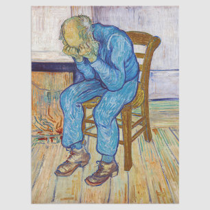 Vincent van Gogh - An der Pforte der Ewigkeit Seidenpapier