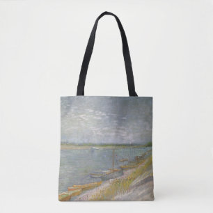 Vincent van Gogh - Ansicht eines Flusses mit Ruder Tasche