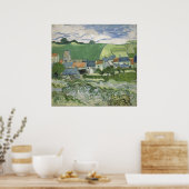 Vincent van Gogh - Ansicht von Auvers Poster (Küche)