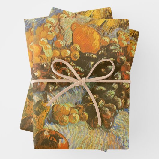 Vincent van Gogh - Äpfel, Birnen, Zitronen, Traube Geschenkpapier Set (Beispiel)