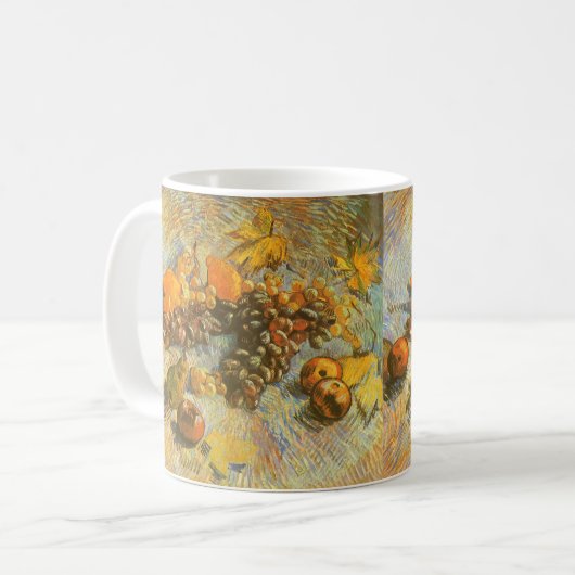 Vincent van Gogh - Äpfel, Birnen, Zitronen, Traube Kaffeetasse (Vorderseite Links)