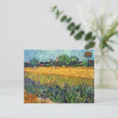 Vincent Van Gogh - Arles mit Irisch Postkarte (Stehend Vorderseite)