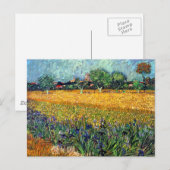 Vincent Van Gogh - Arles mit Irisch Postkarte (Vorne/Hinten)