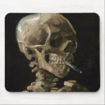Vincent van Gogh Art Mousepad<br><div class="desc">Vincent van Gogh (Niederländisch, 1853 - 1890) Schädel eines Skeletts mit brennender Zigarette, 1885-86, Öl auf Leinwand Ungerahmt: 32 cm × 24, 5 cm (13 in × 9, 6 in) Früharbeit von Vincent van Gogh. Dieses kleine Gemälde ist Teil der ständigen Sammlung des Van Gogh Museums in Amsterdam. Es wurde...</div>