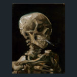 Vincent van Gogh Art Poster<br><div class="desc">Vincent van Gogh (Niederländisch, 1853 - 1890) Schädel eines Skeletts mit brennender Zigarette, 1885-86, Öl auf Leinwand Ungerahmt: 32 cm × 24, 5 cm (13 in × 9, 6 in) Früharbeit von Vincent van Gogh. Dieses kleine Gemälde ist Teil der ständigen Sammlung des Van Gogh Museums in Amsterdam. Es wurde...</div>
