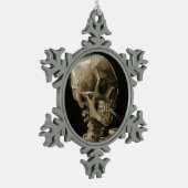 Vincent van Gogh Art Schneeflocken Zinn-Ornament (Links)