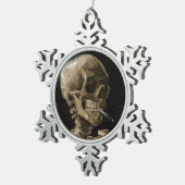 Vincent van Gogh Art Schneeflocken Zinn-Ornament (Rechts)