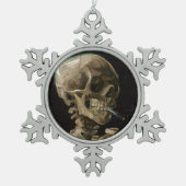 Vincent van Gogh Art Schneeflocken Zinn-Ornament (Vorderseite)