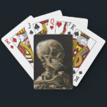 Vincent van Gogh Art Spielkarten<br><div class="desc">Vincent van Gogh (Niederländisch, 1853 - 1890) Schädel eines Skeletts mit brennender Zigarette, 1885-86, Öl auf Leinwand Ungerahmt: 32 cm × 24, 5 cm (13 in × 9, 6 in) Früharbeit von Vincent van Gogh. Dieses kleine Gemälde ist Teil der ständigen Sammlung des Van Gogh Museums in Amsterdam. Es wurde...</div>