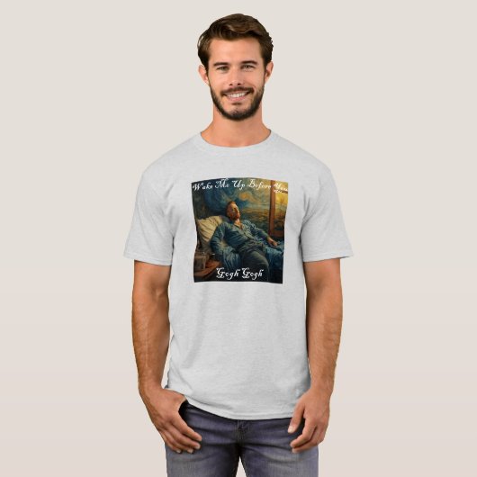Vincent van Gogh Artistic Masterpiece Albern Tshir T-Shirt (Vorne ganz)