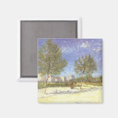 Vincent van Gogh - Auf den Ausläufern von Paris Magnet (Vorderseite/Rückseite)