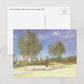 Vincent van Gogh - Auf den Ausläufern von Paris Postkarte (Vorne/Hinten)