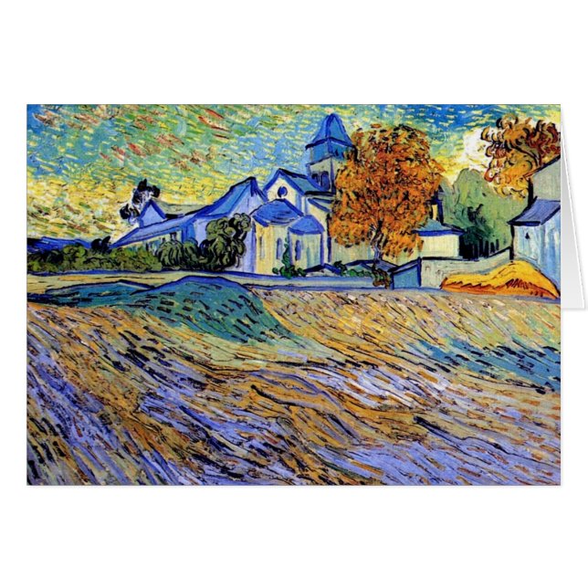 Vincent Van Gogh - Aussicht auf Asyl und Kapelle (Vorderseite (Horizontal))