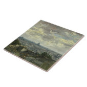 Vincent van Gogh - Aussicht auf Paris Fliese (Seite)