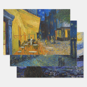 Vincent Van Gogh - Auswahl der Meisterwerke der Na Geschenkpapier Set