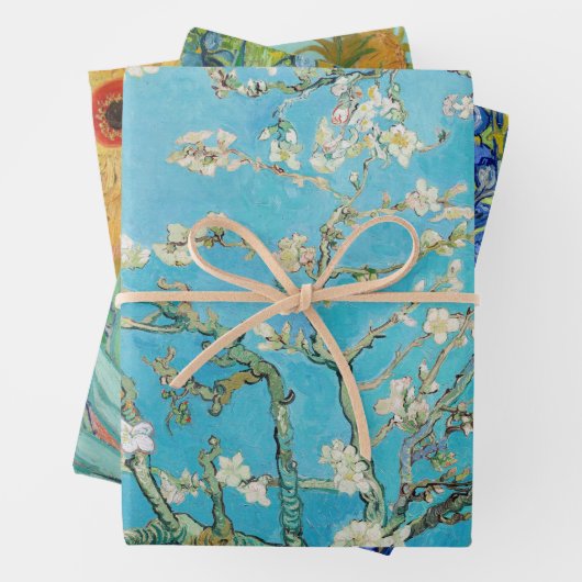 Vincent Van Gogh - Auswahl der Meisterwerke Geschenkpapier Set (Beispiel)