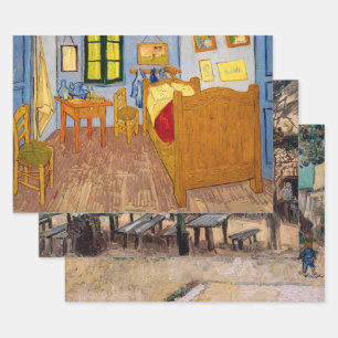 Vincent Van Gogh - Auswahl der Meisterwerke Geschenkpapier Set