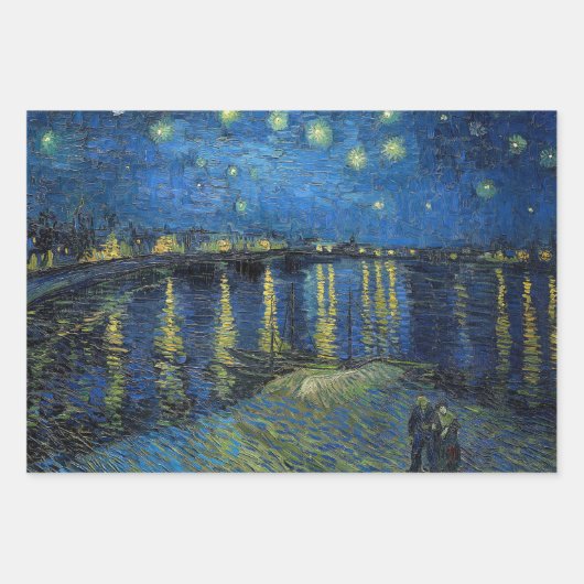 Vincent Van Gogh - Auswahl der Meisterwerke Geschenkpapier Set (Vorderseite 3)