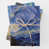 Vincent Van Gogh - Auswahl der Meisterwerke Geschenkpapier Set (Beispiel)