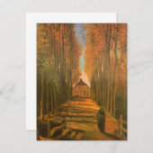 Vincent van Gogh - Avenue of Poplars im Herbst (Vorne/Hinten)