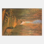 Vincent van Gogh - Avenue of Poplars im Herbst Geschenkpapier Set (Vorderseite)