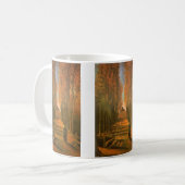 Vincent van Gogh - Avenue of Poplars im Herbst Kaffeetasse (Vorderseite Links)