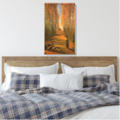 Vincent van Gogh - Avenue of Poplars im Herbst Leinwanddruck (Insitu (Schlafzimmer))