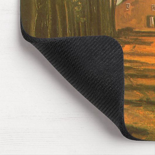 Vincent van Gogh - Avenue of Poplars im Herbst Mousepad (Ecke)