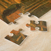 Vincent van Gogh - Avenue of Poplars im Herbst Puzzle (Seite)